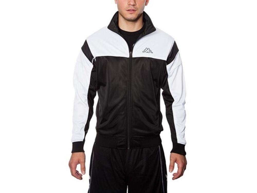 Kappa Color Block Full Zip Stand Collar DDU Track Jacket Small